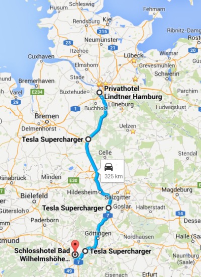 Tesla Supercharger Rallye